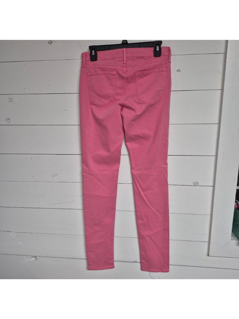 JustBlack Womens Skinny Pink Denim Jeans Mid-Rise Size 29 Made In USA - Picture 5 of 7